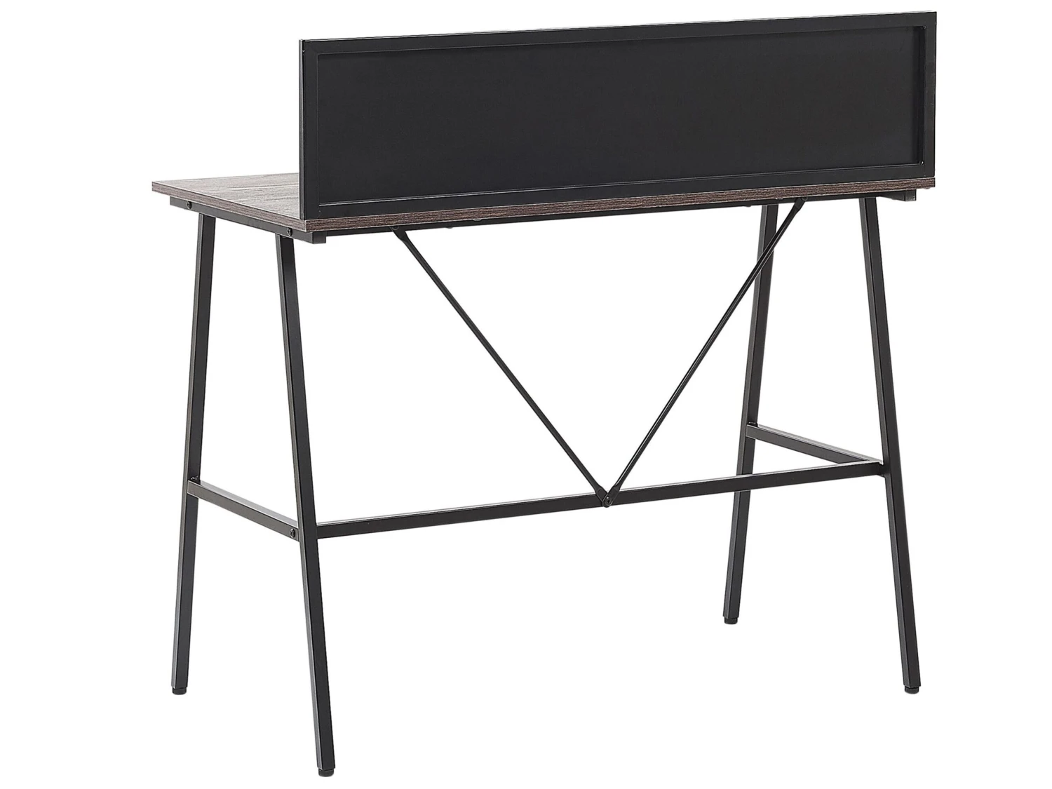 Home Office Desk 100 X 50 Cm Dark Wood HASTINGS - Image 5