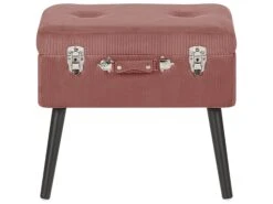 Corduroy Storage Stool Pink MALLARD -Cheap Furniture Store undef src sa picid 773586 type whitesh image