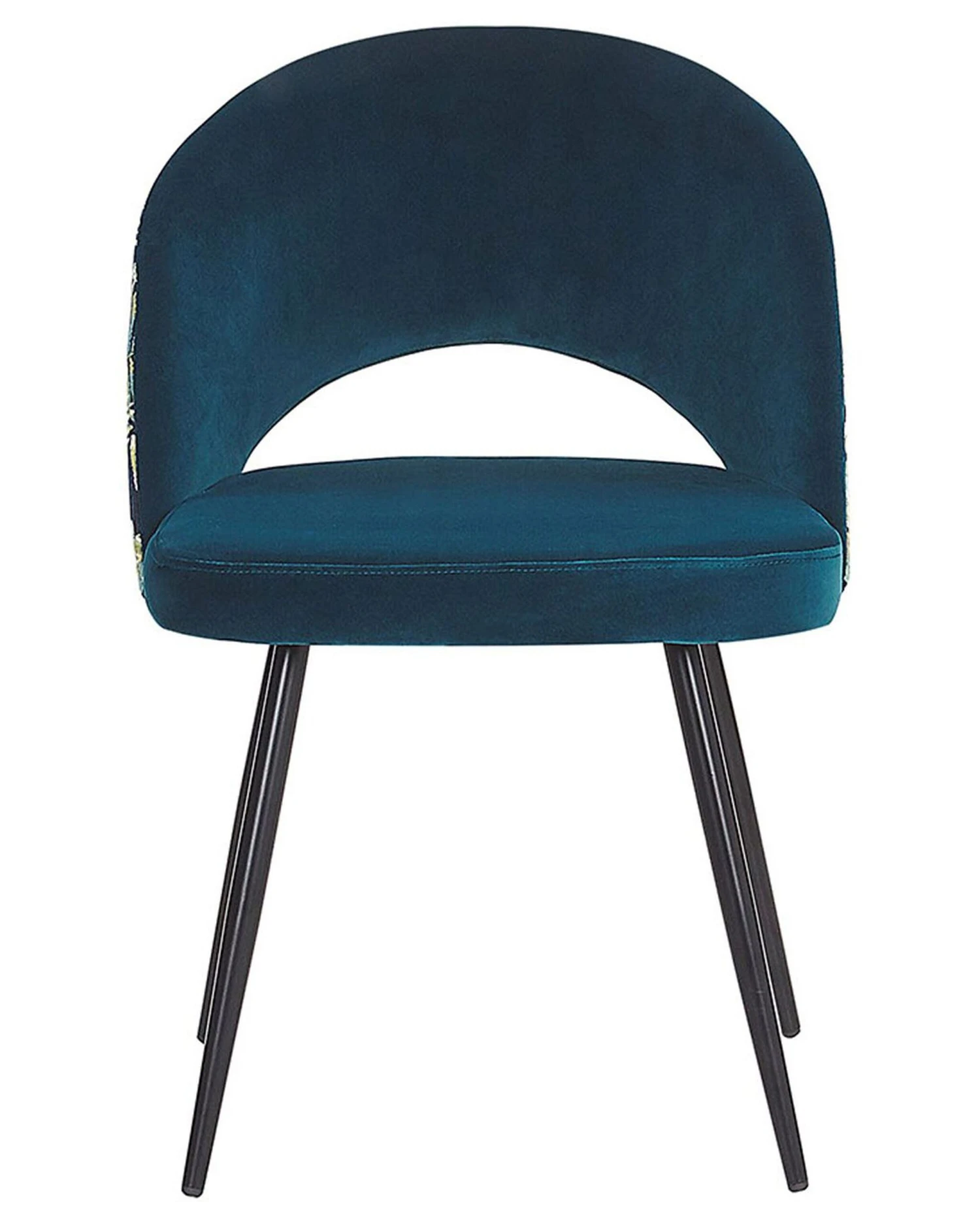 Set Of 2 Velvet Dining Chairs Blue VIVIAN 7 Set Of 2 Velvet Dining Chairs Blue VIVIAN - Image 5
