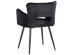 Velvet Dining Chair Black SANILAC 14 Velvet Dining Chair Black SANILAC -Cheap Furniture Store undef src sa picid 774239 type whitesh image