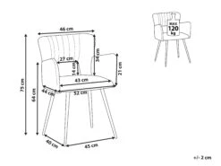 Velvet Dining Chair Black SANILAC 19 Velvet Dining Chair Black SANILAC -Cheap Furniture Store undef src sa picid 774244 type whitesh image