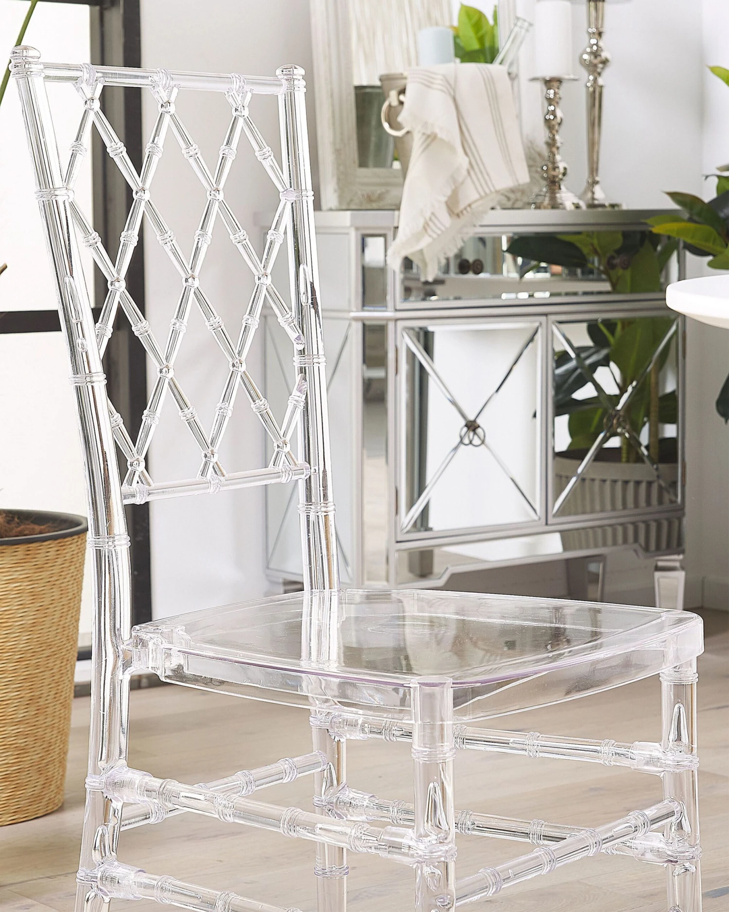 Set Of 2 Accent Chairs Transparent CLARION - Image 4