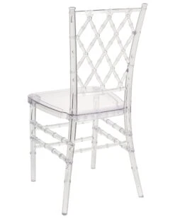 Set Of 2 Accent Chairs Transparent CLARION -Cheap Furniture Store undef src sa picid 775206 type whitesh image
