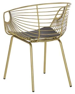 Set Of 2 Metal Accent Chairs Gold HOBACK -Cheap Furniture Store undef src sa picid 775458 type whitesh image