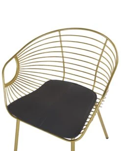 Set Of 2 Metal Accent Chairs Gold HOBACK -Cheap Furniture Store undef src sa picid 775459 type whitesh image