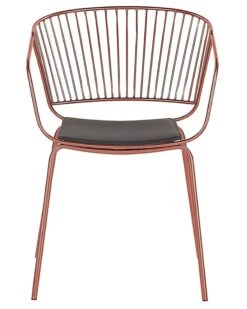 Set Of 2 Metal Accent Chairs Copper RIGBY -Cheap Furniture Store undef src sa picid 775535 type whitesh image