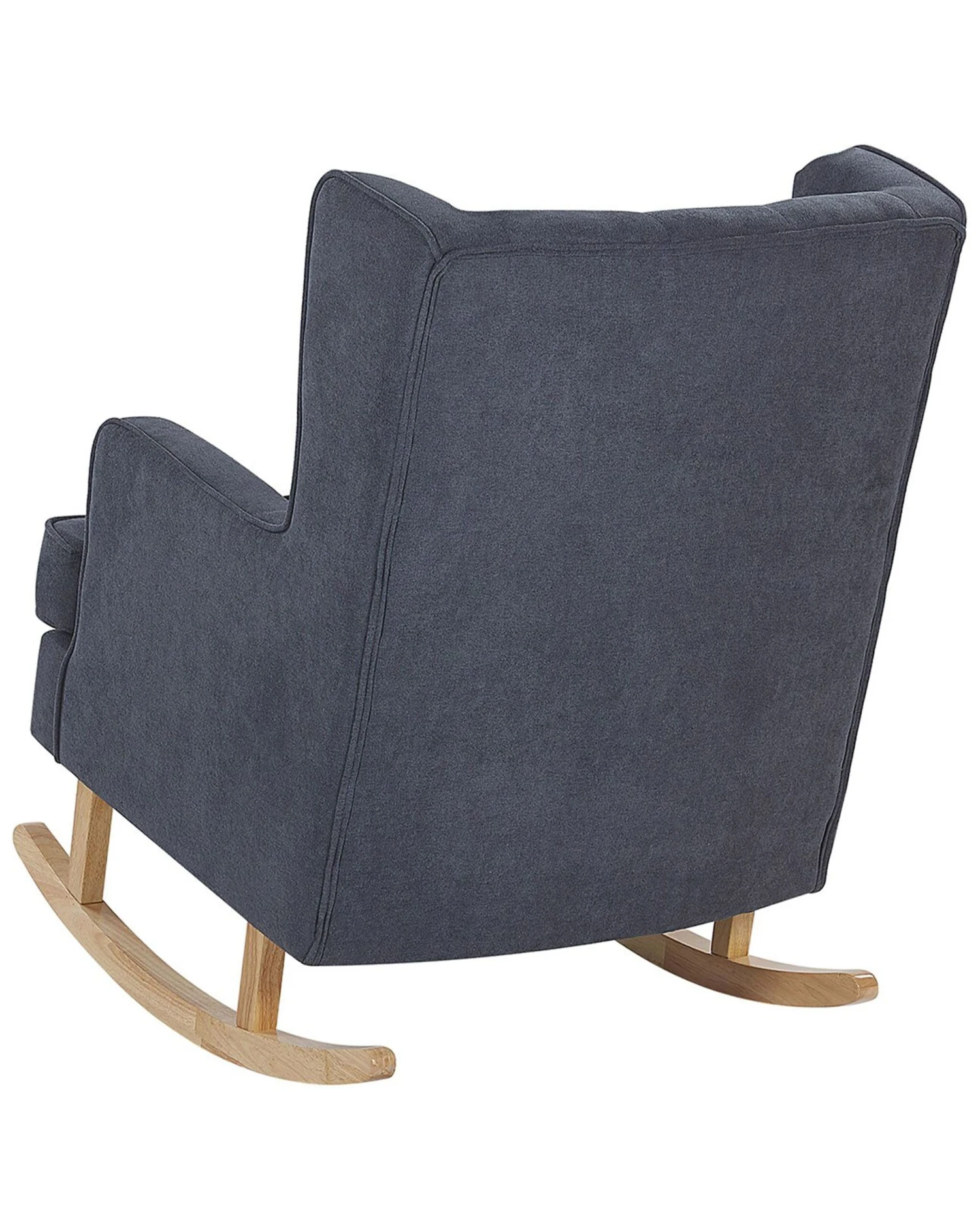 Fabric Rocking Chair Grey TRONDHEIM II 6 Fabric Rocking Chair Grey TRONDHEIM II - Image 4