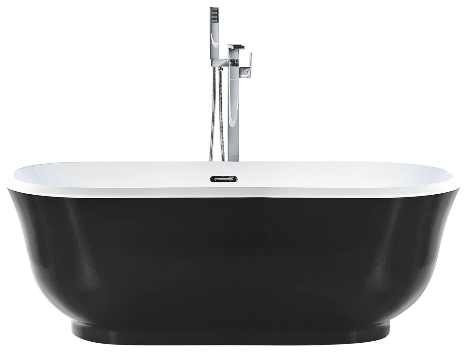 Freestanding Bath 1700 X 770 Cm Black TESORO