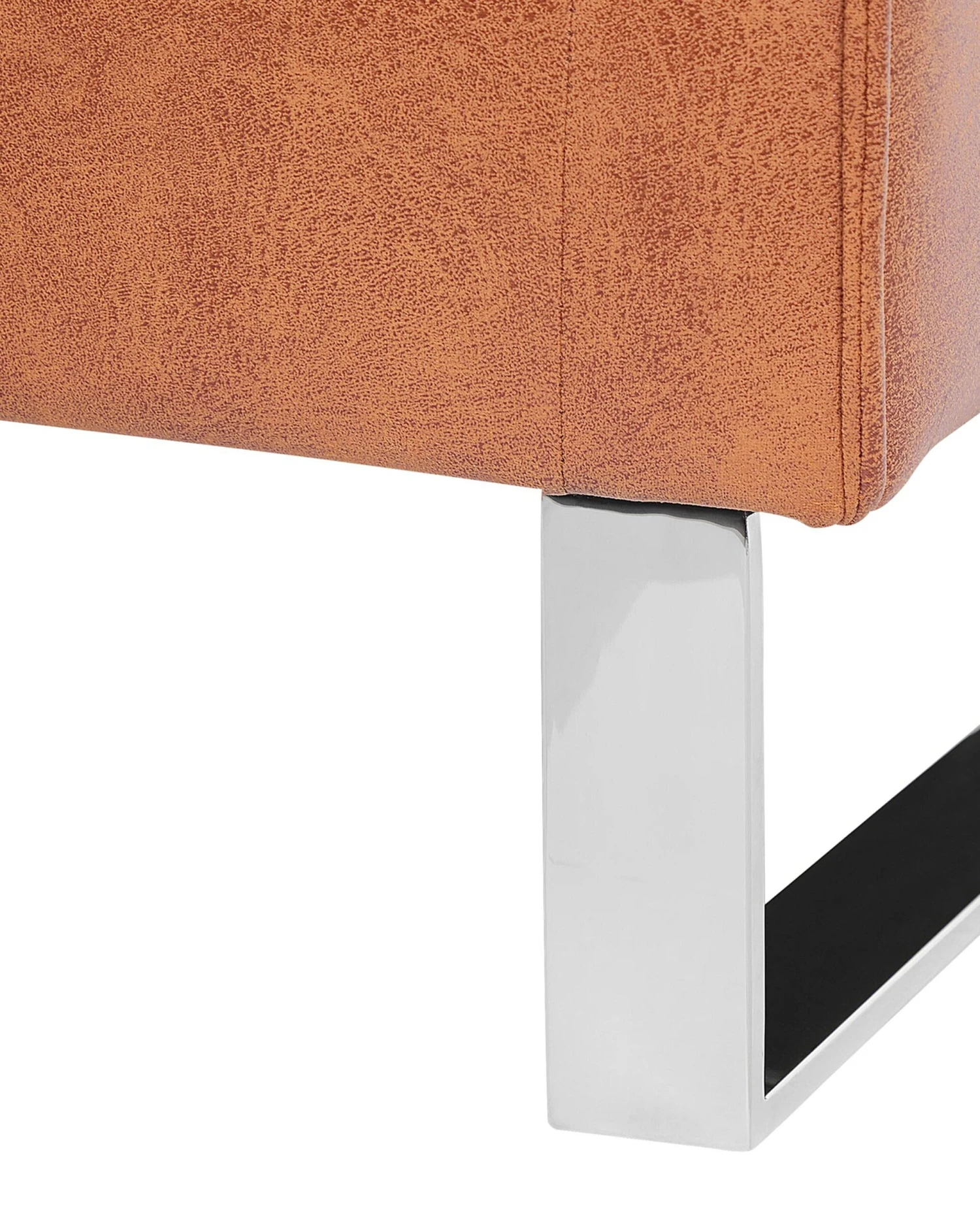 Faux Leather Armchair Golden Brown VIND 8 Faux Leather Armchair Golden Brown VIND - Image 6