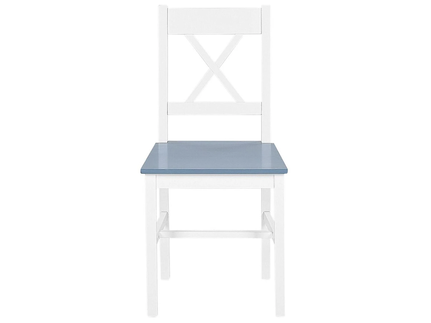 Wooden Dining Set White MOANA - Image 3