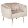 Velvet Armchair Taupe LACONIA -Cheap Furniture Store undef src sa picid 781728 type whitesh image