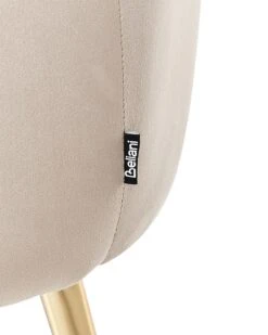 Velvet Armchair Taupe LACONIA -Cheap Furniture Store undef src sa picid 781732 type whitesh image