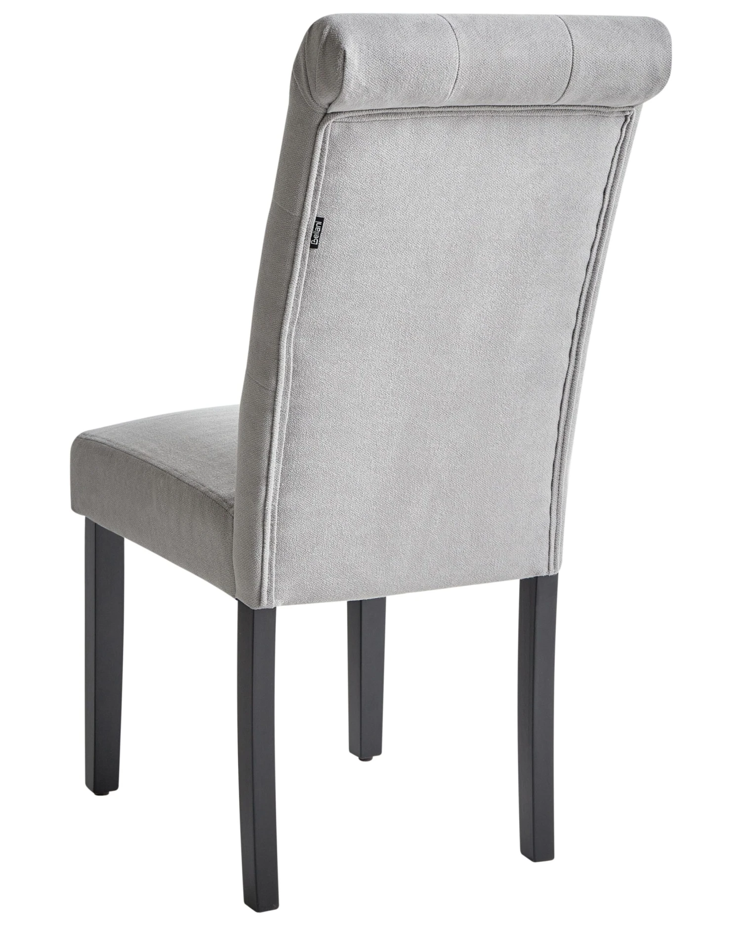 Set Of 2 Fabric Dining Chairs Grey VELVA - Image 5