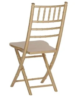 Set Of 4 Wooden Chairs Gold MACHIAS 13 Set Of 4 Wooden Chairs Gold MACHIAS -Cheap Furniture Store undef src sa picid 782816 type whitesh image