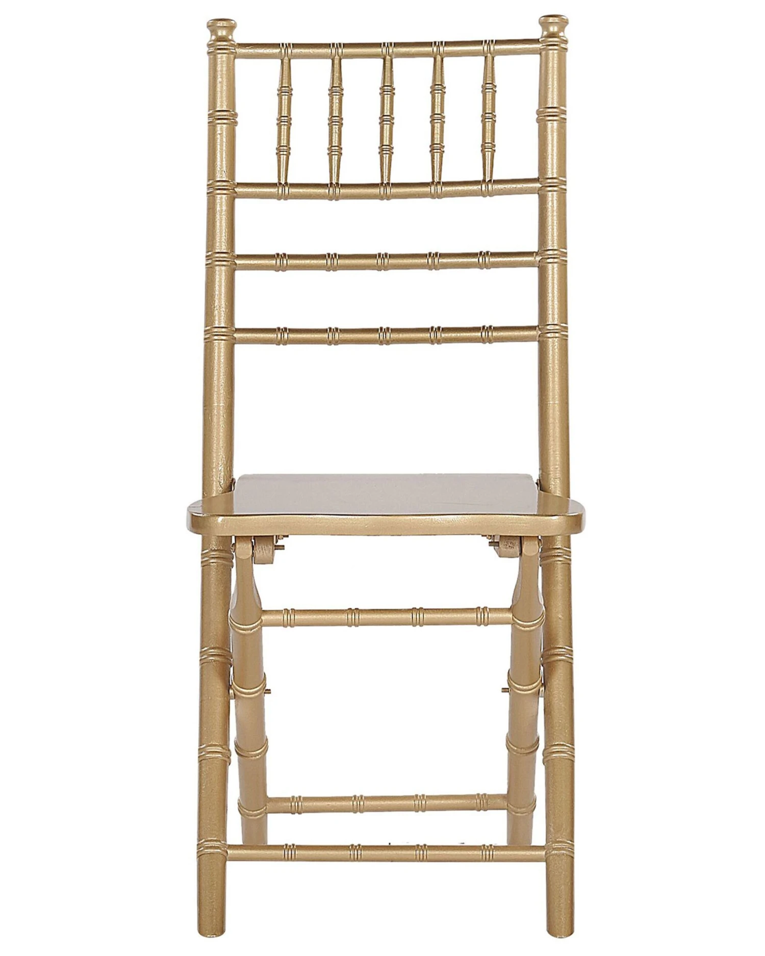 Set Of 4 Wooden Chairs Gold MACHIAS 6 Set Of 4 Wooden Chairs Gold MACHIAS - Image 4