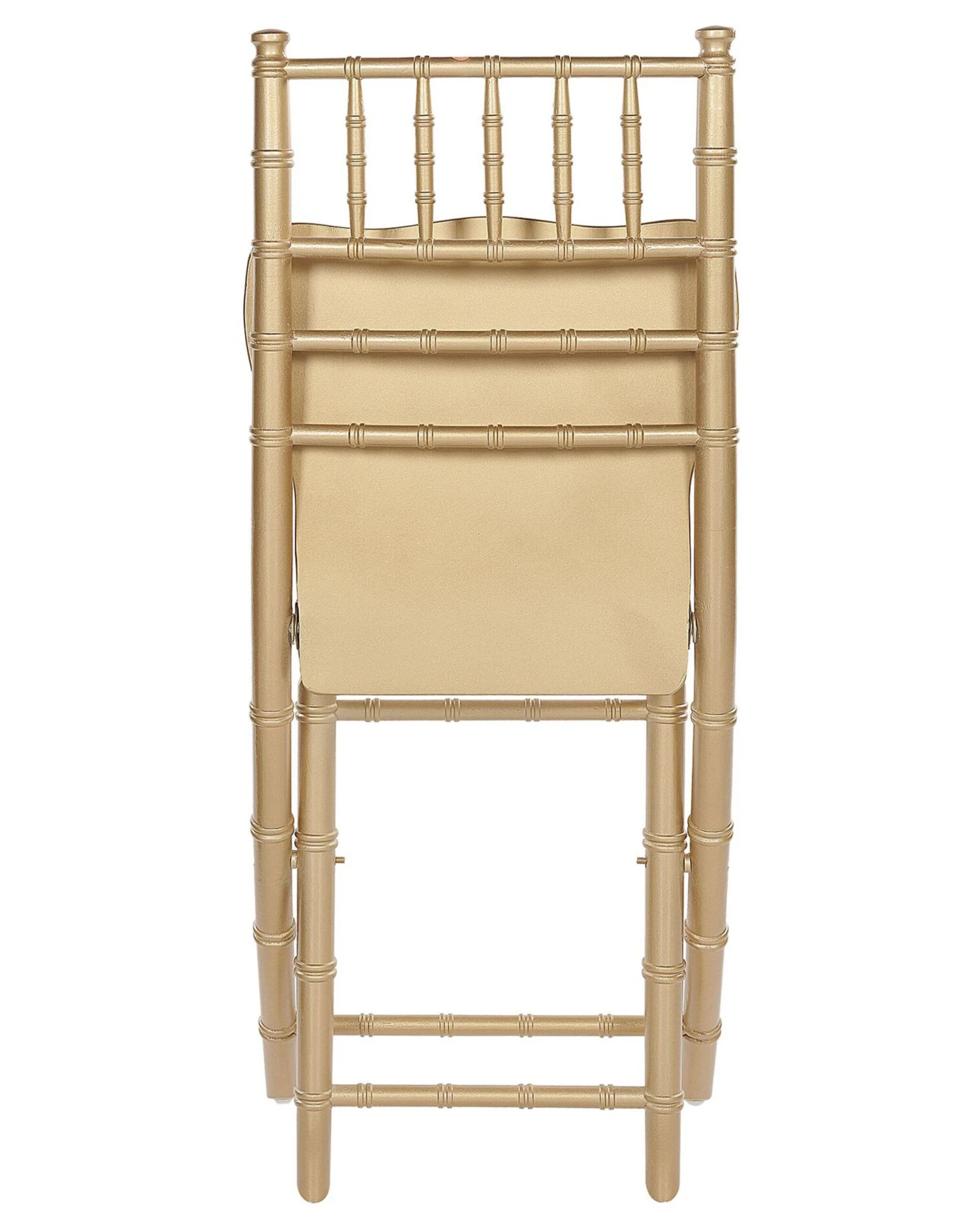 Set Of 4 Wooden Chairs Gold MACHIAS 7 Set Of 4 Wooden Chairs Gold MACHIAS - Image 5