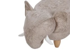 Faux Leather Storage Animal Stool Grey JUMBO -Cheap Furniture Store undef src sa picid 783592 type whitesh image