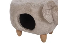 Faux Leather Storage Animal Stool Grey JUMBO -Cheap Furniture Store undef src sa picid 783593 type whitesh image