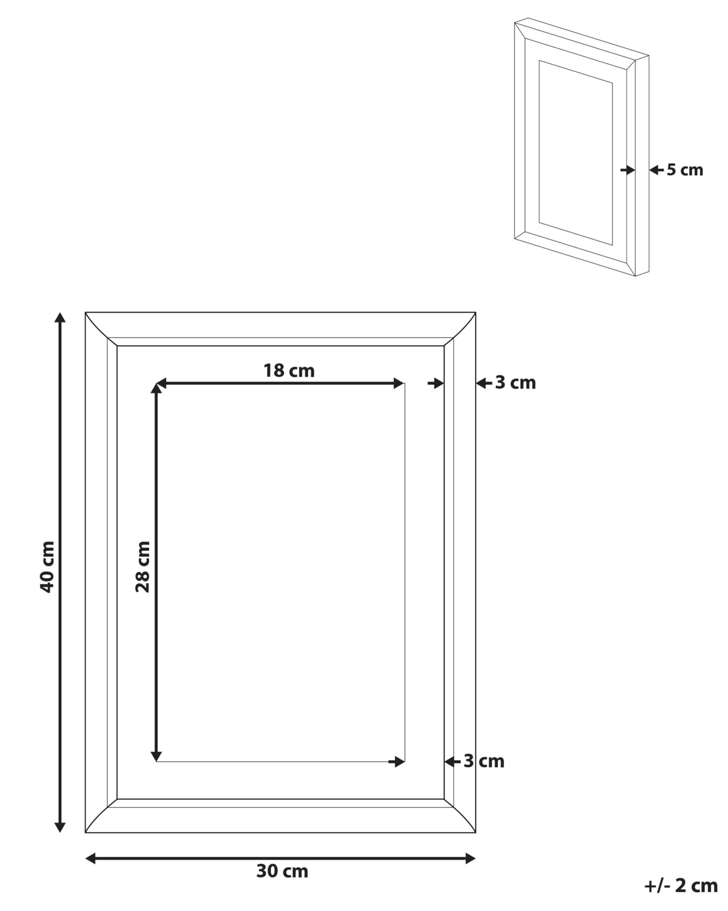 Llama Framed Wall Art 30 X 40 Cm Pink BALALA - Image 7