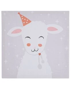 Set Of 4 Animal Canvas Art Prints 30 X 30 Cm Multicolour BOMBI -Cheap Furniture Store undef src sa picid 784439 type whitesh image