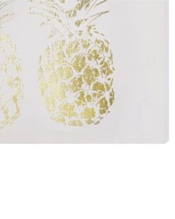 Set Of 3 Pineapple Canvas Art Prints 30 X 30 Cm Pink And Gold APESIKA -Cheap Furniture Store undef src sa picid 784820 type whitesh image