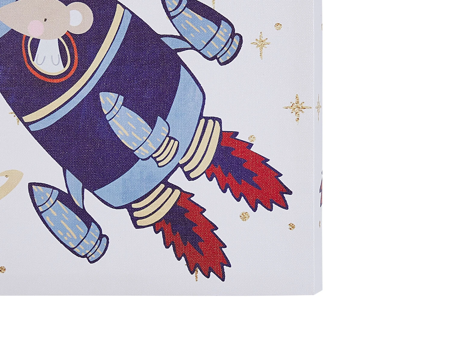 Set Of 3 Aircrafts Canvas Art Prints 30 X 30 Cm Multicolour DOBO - Image 4