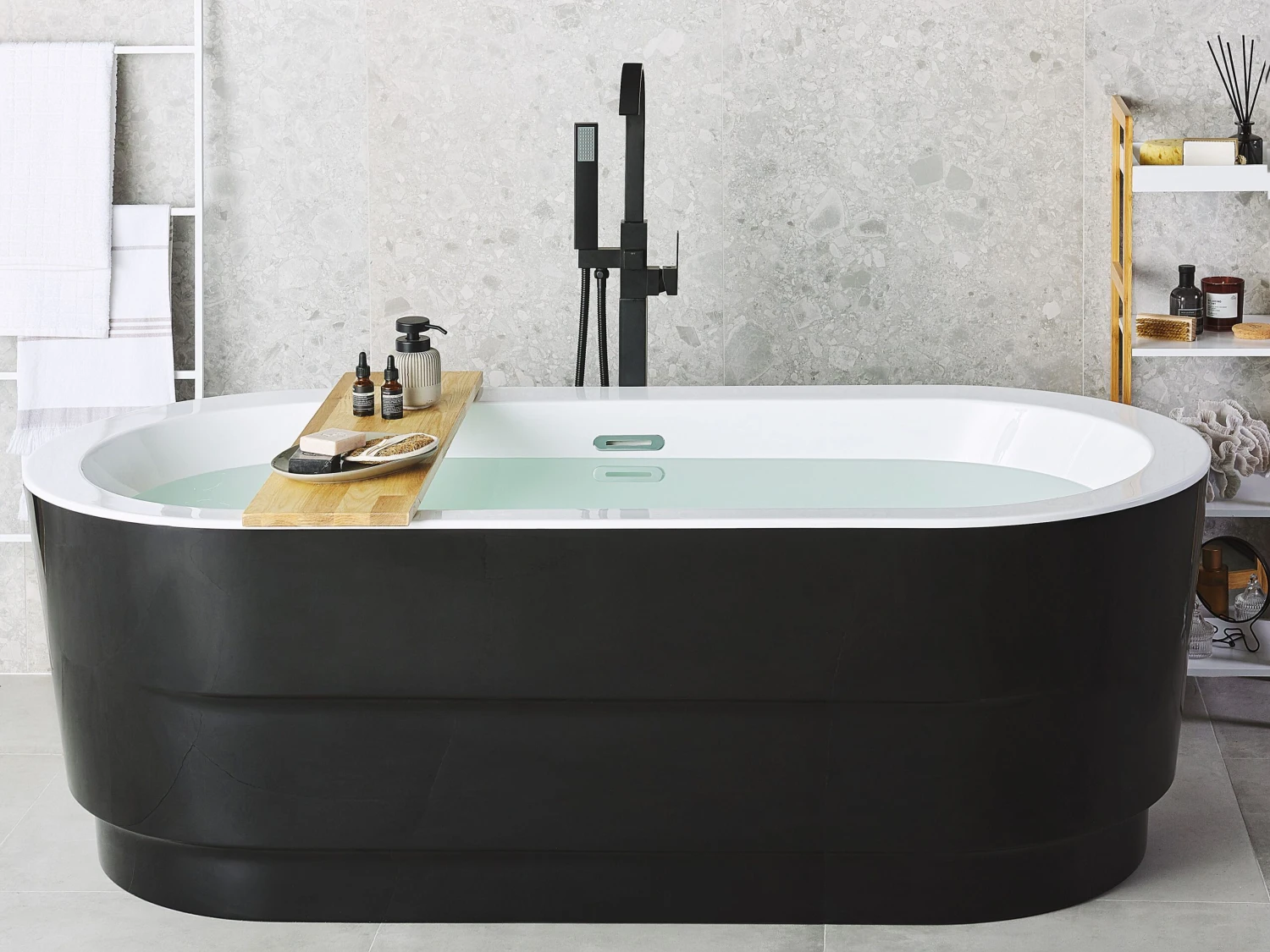 Freestanding Bath 1700 X 800 Mm Black EMPRESA - Image 2