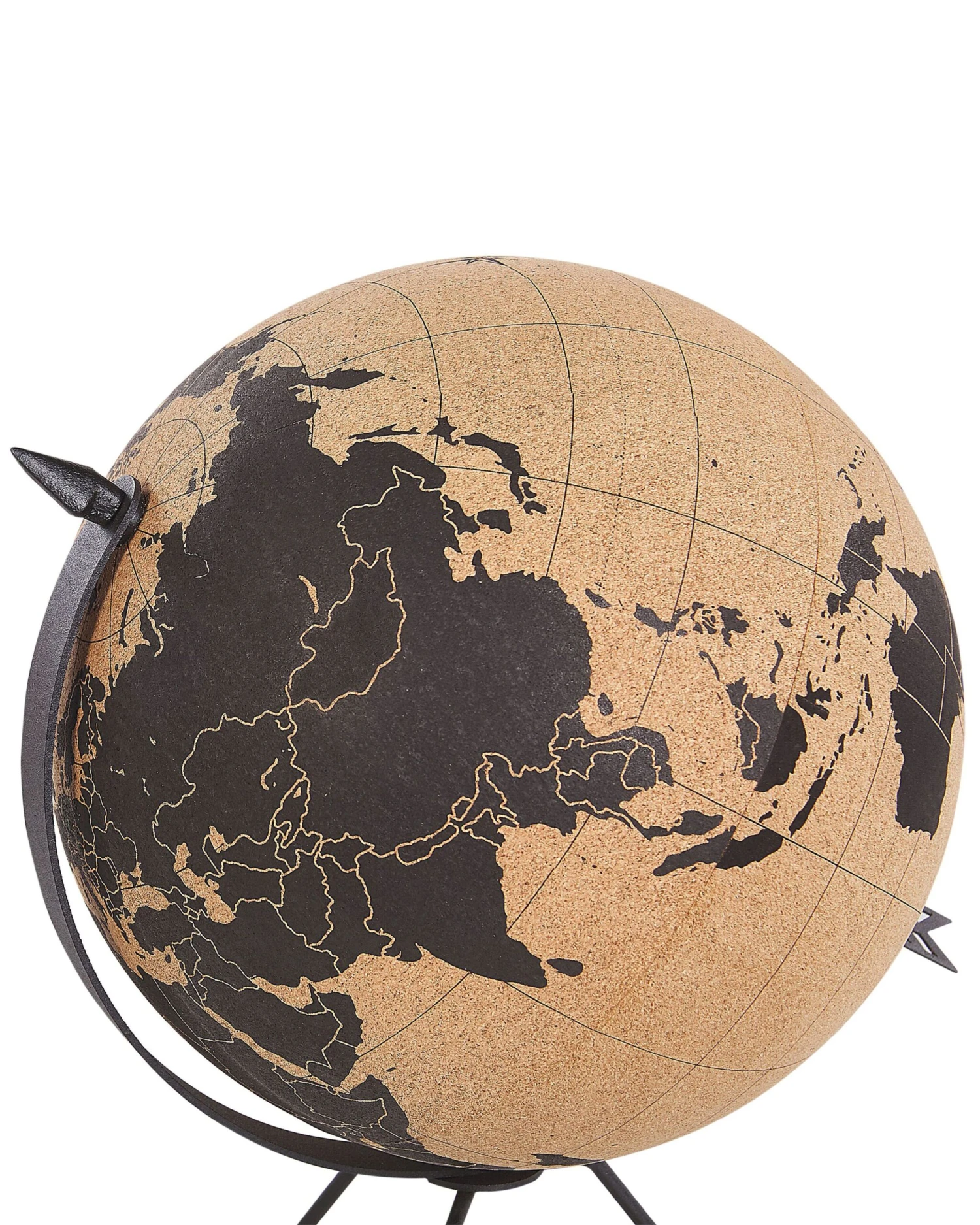 Decorative Globe Cork 35 Cm Brown BATTUTA - Image 6