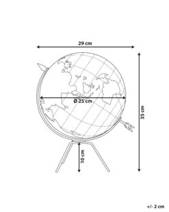 Decorative Globe Cork 35 Cm Brown BATTUTA -Cheap Furniture Store undef src sa picid 785605 type whitesh image