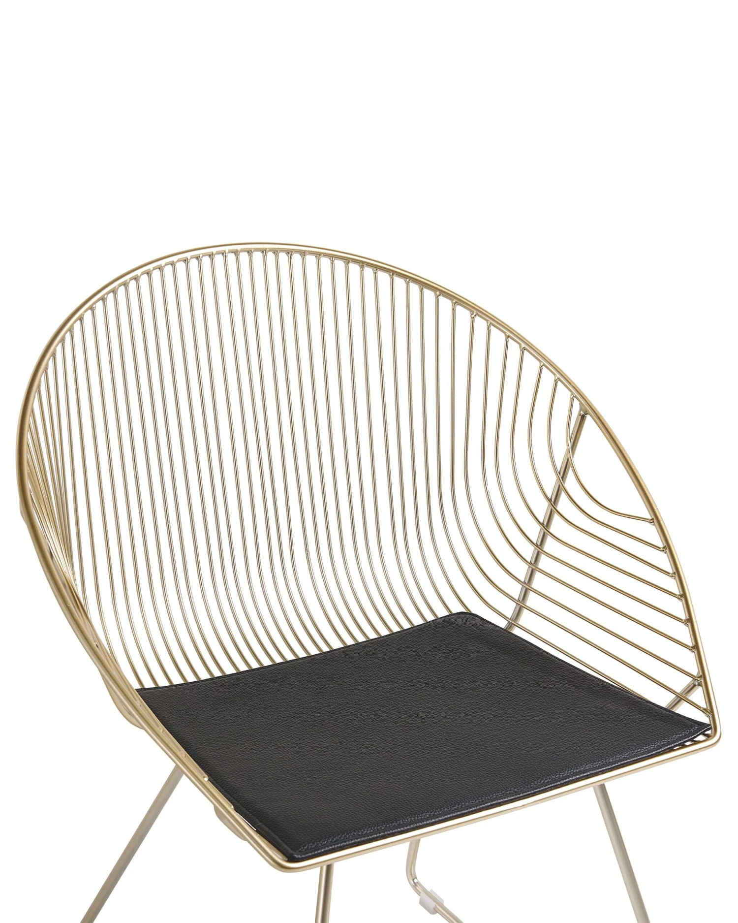 Set Of 2 Metal Accent Chairs Gold AURORA - Image 6