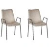 Set Of 2 Velvet Dining Chairs Taupe JEFFERSON 2 Set Of 2 Velvet Dining Chairs Taupe JEFFERSON -Cheap Furniture Store undef src sa picid 788562 type whitesh image