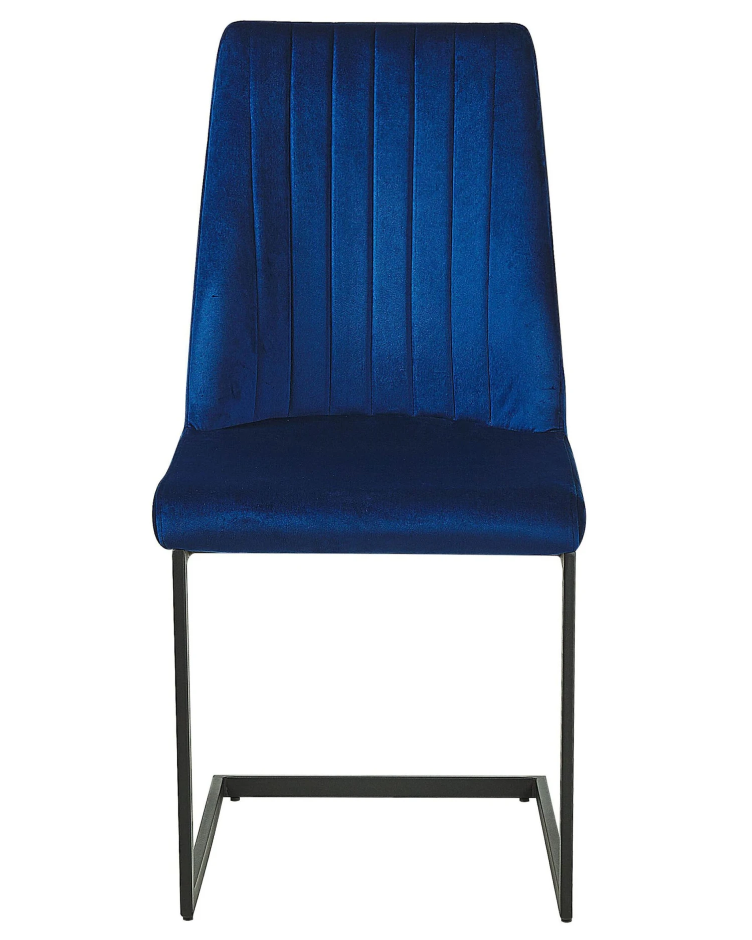 Set Of 2 Velvet Dining Chairs Blue LAVONIA - Image 3