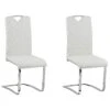 Set Of 2 Faux Leather Dining Chairs Off-White PICKNES -Cheap Furniture Store undef src sa picid 790000 type whitesh image