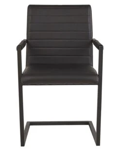 Set Of 2 Faux Leather Dining Chairs Black BUFORD -Cheap Furniture Store undef src sa picid 790095 type whitesh image