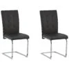Set Of 2 Faux Leather Dining Chairs Black ROVARD 1 Set Of 2 Faux Leather Dining Chairs Black ROVARD -Cheap Furniture Store undef src sa picid 790117 type whitesh image