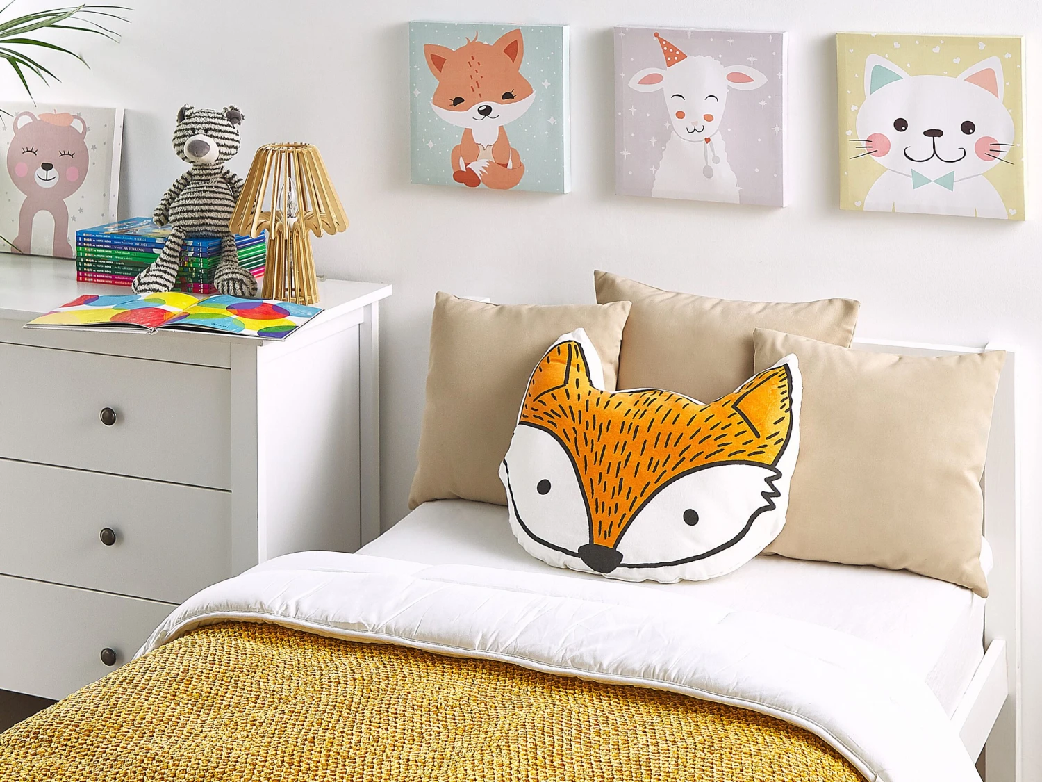 Cotton Kids Cushion Fox 50 X 40 Cm Orange VADODARA - Image 2