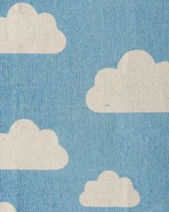 Cotton Kids Rug Cloud Print 60 X 90 Cm Blue GWALIJAR -Cheap Furniture Store undef src sa picid 790772 type whitesh image