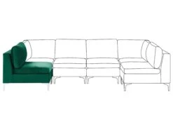 Velvet 1-Seat Section Green EVJA -Cheap Furniture Store undef src sa picid 790920 type whitesh image