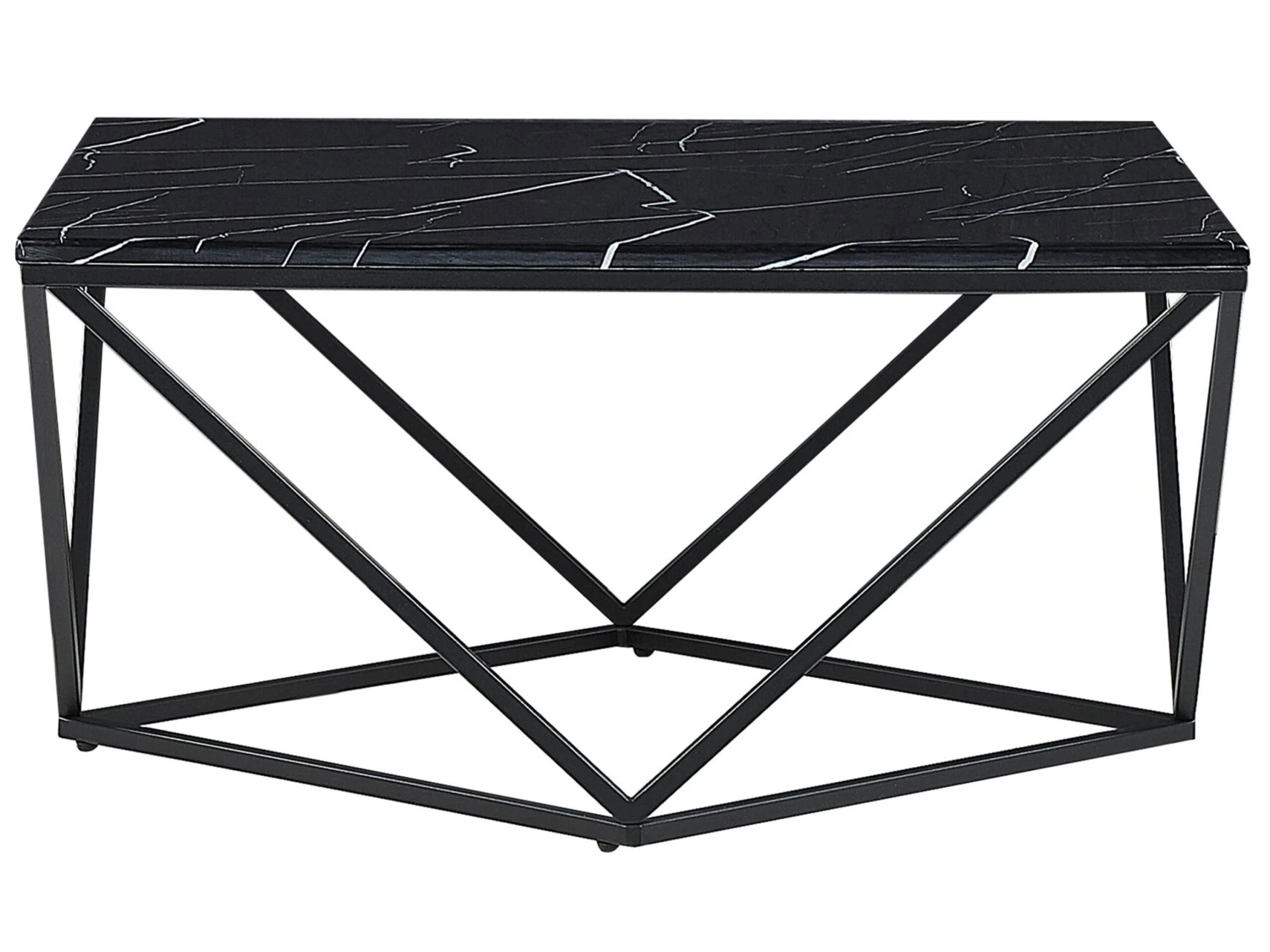 Coffee Table Marble Effect Black MALIBU 7 Coffee Table Marble Effect Black MALIBU - Image 5