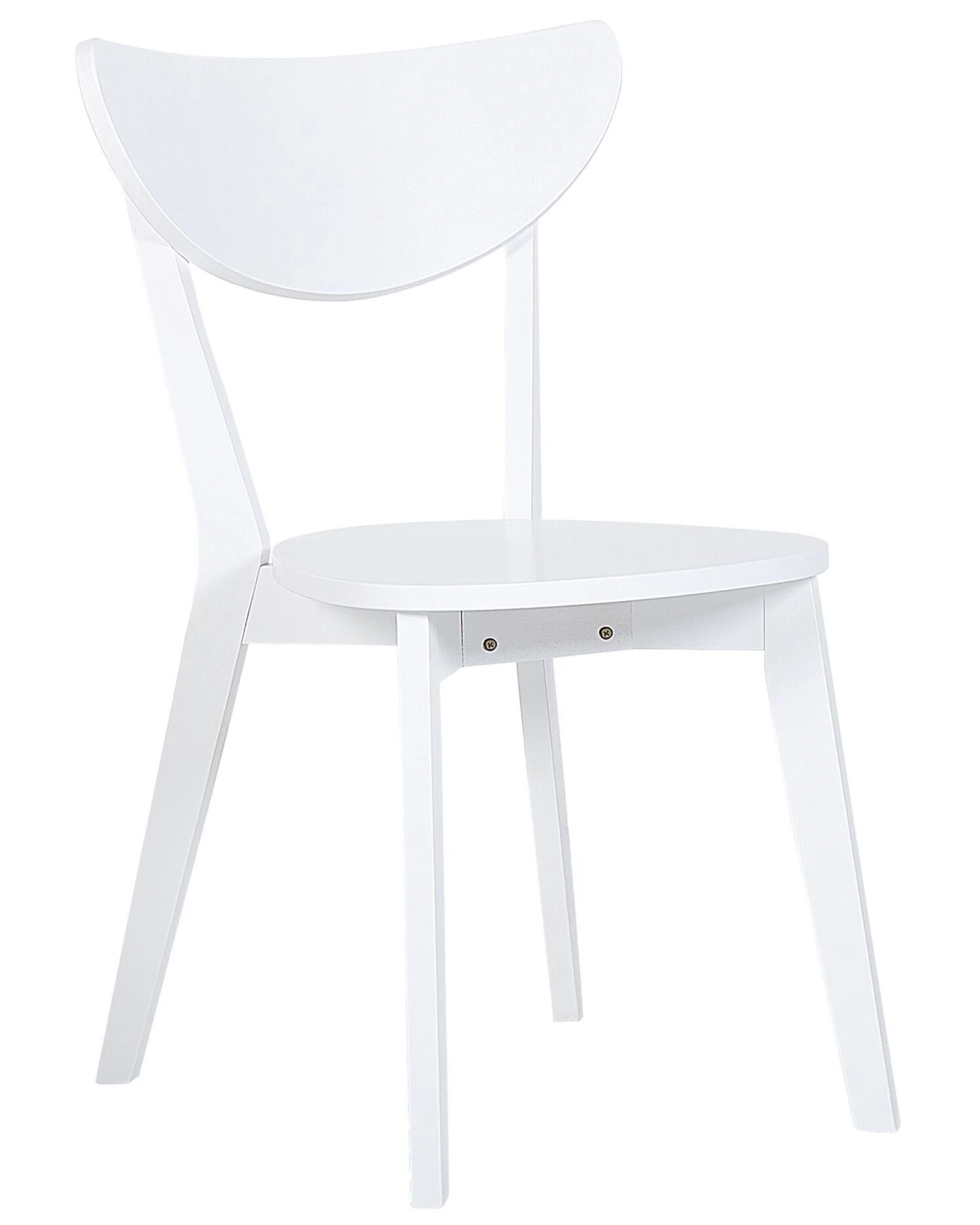 Set Of 2 Wooden Dining Chairs White ROXBY - Image 3