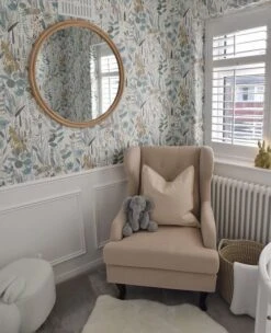 Velvet Fabric Wingback Chair Beige ALTA -Cheap Furniture Store undef src sa picid 792331 type whitesh image