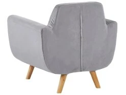 Velvet Armchair With Removable Cover Grey BERNES 16 Velvet Armchair With Removable Cover Grey BERNES -Cheap Furniture Store undef src sa picid 792664 type whitesh image