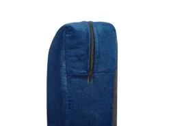 Velvet Armchair With Removable Cover Blue BERNES -Cheap Furniture Store undef src sa picid 792798 type whitesh image