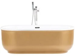 Freestanding Bath 1700 X 800 Mm Gold PINEL -Cheap Furniture Store undef src sa picid 793050 type whitesh image