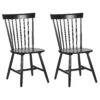 Set Of 2 Wooden Dining Chairs Black BURGES -Cheap Furniture Store undef src sa picid 793387 type whitesh image