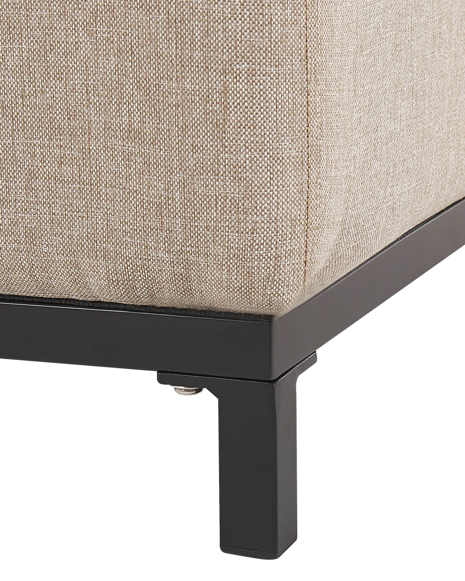 Set Of 2 Garden Armchairs Beige With Black ROVIGO - Image 7