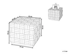 Teak Wood Coffee Table GAMETI -Cheap Furniture Store undef src sa picid 799083 type whitesh image