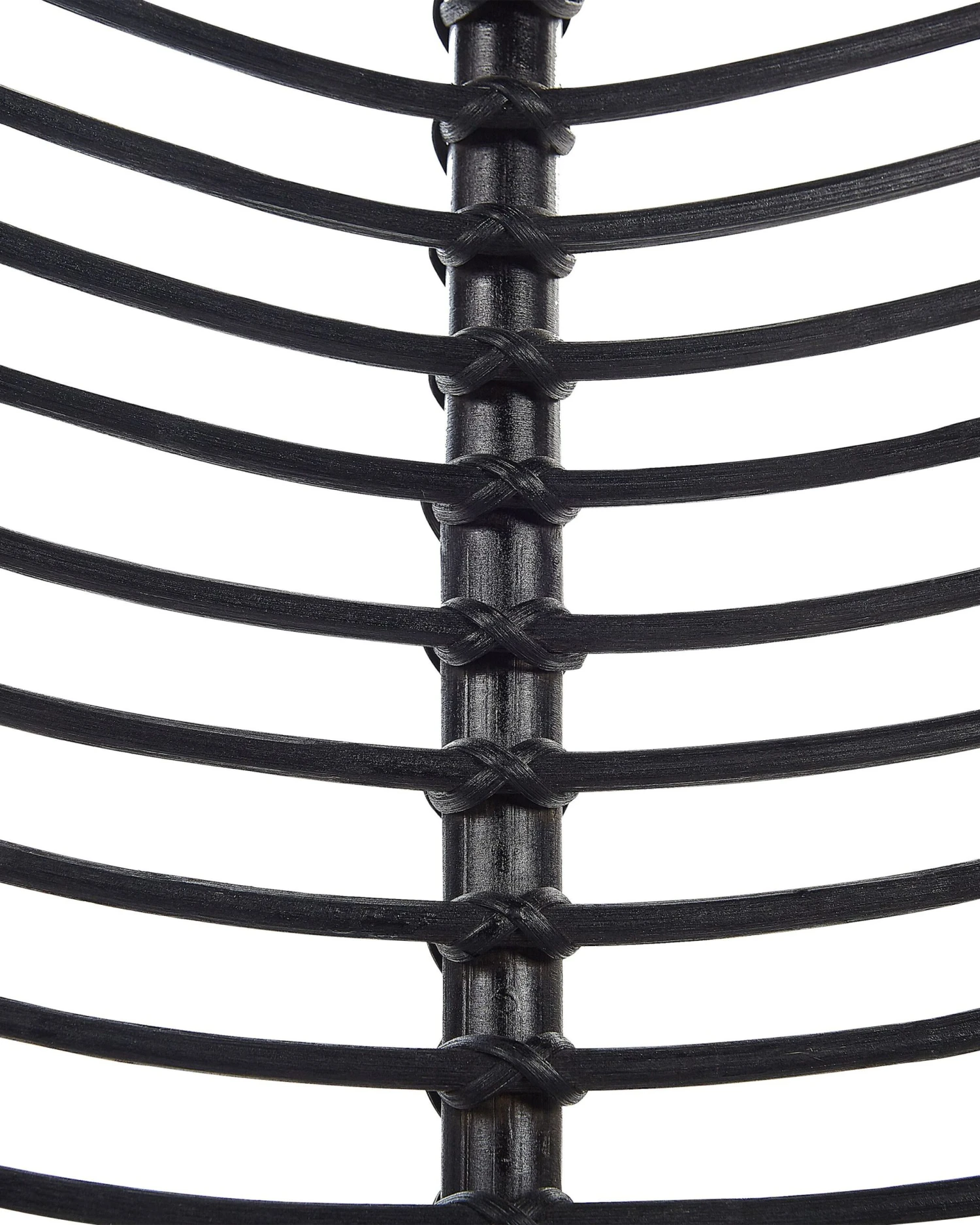 Rattan Accent Chair Black CANORA - Image 8