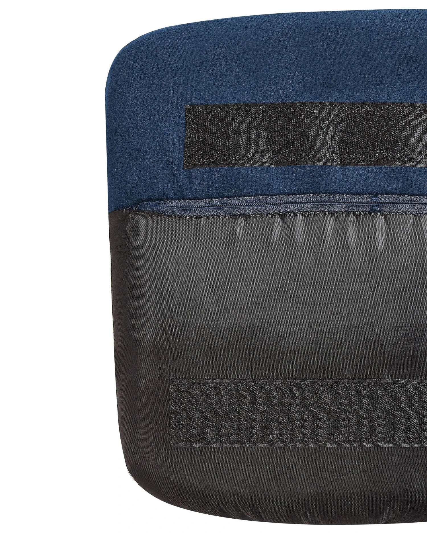 Velvet Rocking Chair Navy Blue LIARUM - Image 8