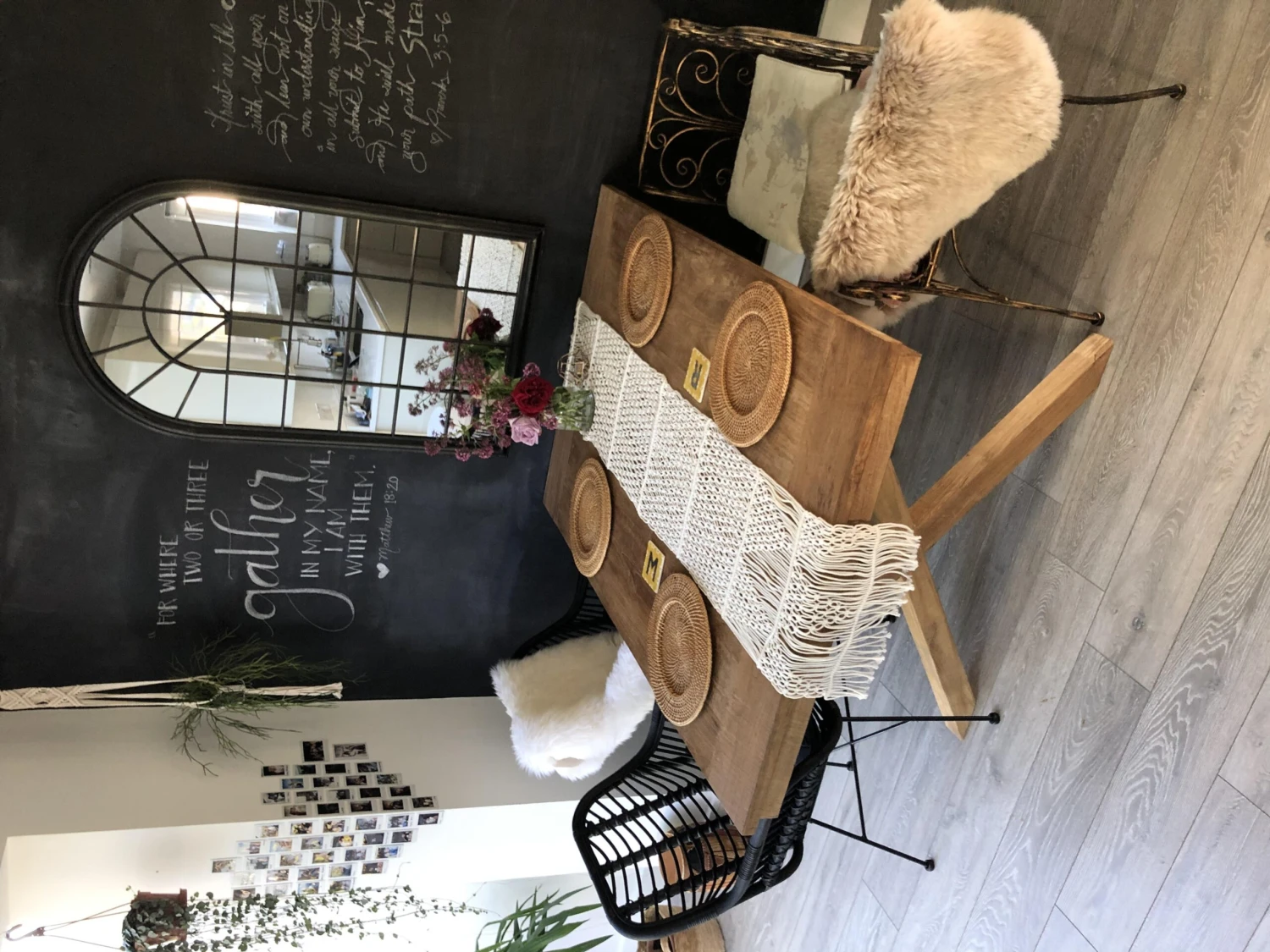 Rattan Accent Chair Black CANORA - Image 3